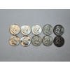 Image 1 : Assorted Years Silver Franklin Half Dollar Face Value: $5.00