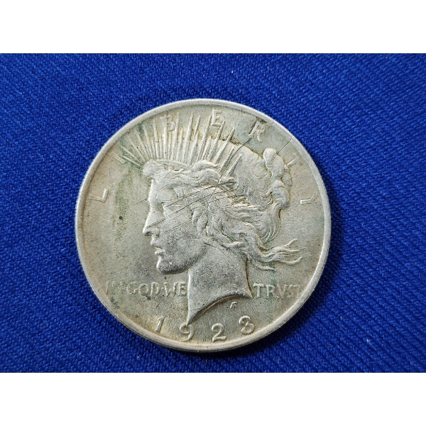 1923 90% Silver Peace Dollar