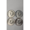 Image 1 : (4) United States 1964 90% Silver Kennedy Half Dollars - Face Value: $2.00
