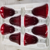 Image 5 : NEW IN BOX Set of Eight RUBY RED Goblets ~ Each 14 Oz Glasses
