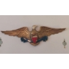 Image 1 : Group Of 3 Collectible Wall Decor Pieces Including Patriotic Eagle See Individual Photos