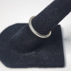 Image 2 : 14K White Gold Ring - Size 5 - Total Weight: 1.6g