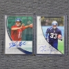 Image 1 : Two Upper Deck Seattle Seahawks Autographed & Numbered Rookie Authentics Football Trading Cards