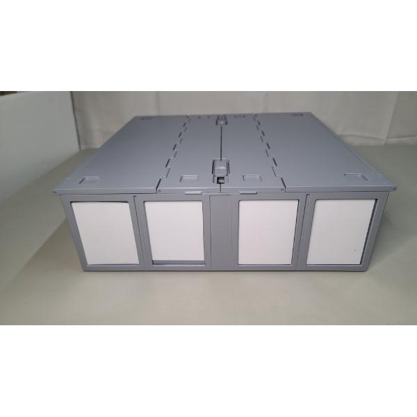 Large Four Row Card Organization & Storage Box With Latching Lid