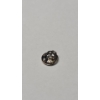 Image 11 : Tiffany Classic Milgrain PT950 Platinum Textured Edge Ring & Platinum Earring Back -Size 9.5- 14.4g