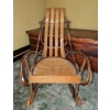 Image 1 : Amish Rustic Hickory Childs Rocking Chair. Excellent Condition!