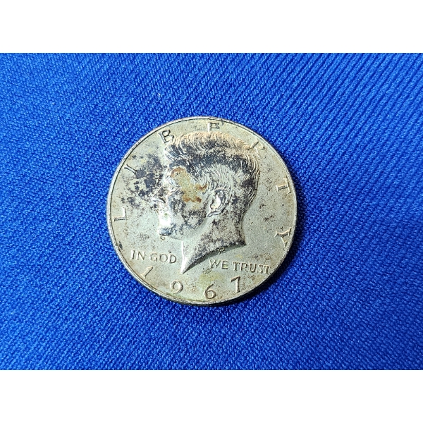 1967 Kennedy Half Dollar 40% Silver