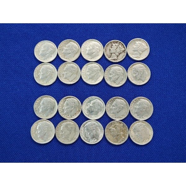 $2.00 Face Value of Assorted U.S. 90% Silver Dimes