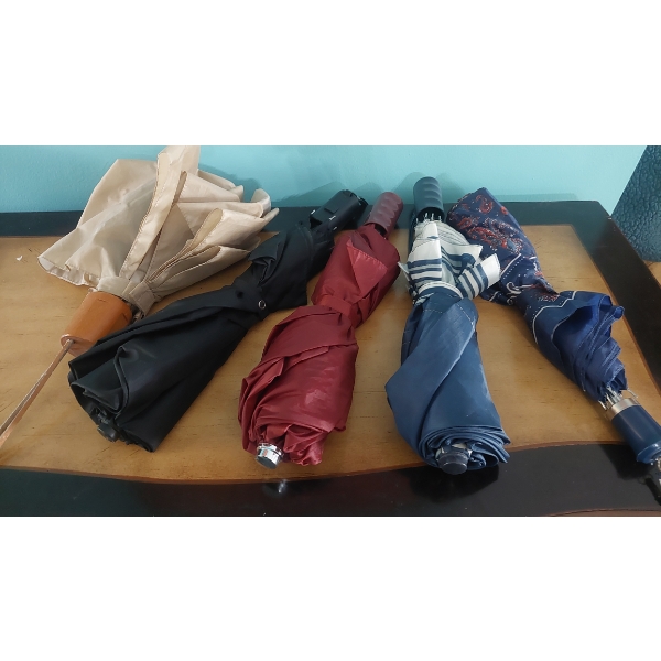 Group Of Compact Umbrella's As shown