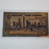 Image 1 : LIMITED EDITION 2025 Alpha Series Dallas Fort Worth Texas 1 Goldback - 1/1000th Troy Ounce 24K Gold
