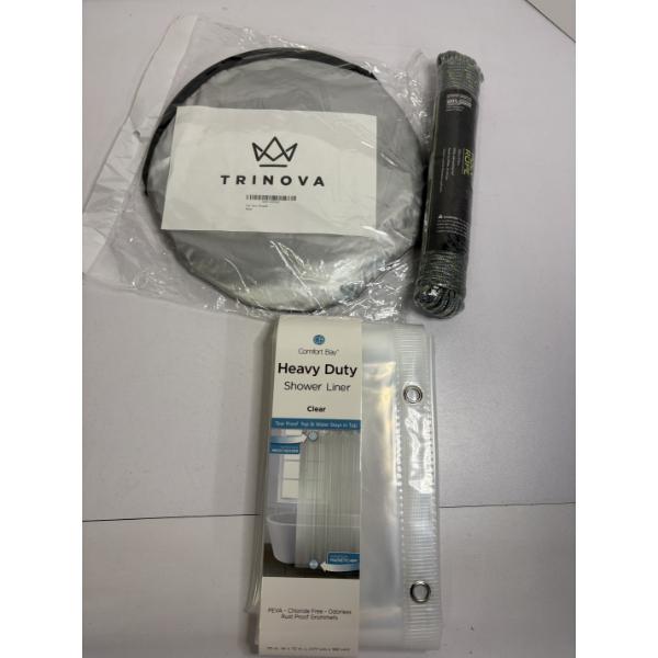 Heavy Duty Shower Liner - New - Trinova Car Sun Shade - 100 ft. Braided Poly Rope