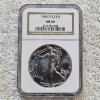 Image 1 : NGC MS69 Graded 1988 .999 Fine Silver 1oz. Eagle