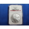 Image 1 : 2004 American Silver Eagle "First Strikes" NGC MS 69 1 oz Fine Silver 