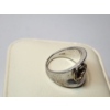 Image 3 : 14K Gold & Sterling Silver Ring w/ Heart Detail - Size 7 - TW: 8.3g