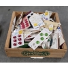 Image 2 : Neat Vintage Collectables Including Small Leather Purse, Wood Crayola Crate, Buttons