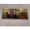 Image 1 : President Donald J. Trump .999999 Gold Foil Collector Note In Protective Holder - Mint Condition