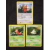 Image 1 : Three Assorted Vintage Pokemon Trading Cards ~ ALL FEATURING YUKA MORII ARTWORK!