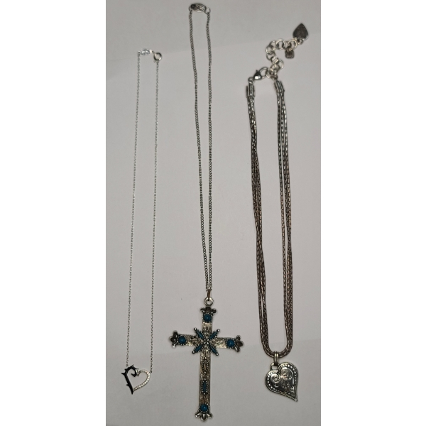 Collection Of Fashion Jewelry Inlcuding Disney Maleficent Heart and Thorns Pendant Necklace