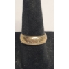 Image 1 : 10K Yellow Gold Art Deco Swirl Pattern Milgrain Edge Wedding Band Ring - Size 6 - Weight: 3.6g