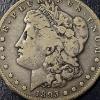 Image 3 : SPECIAL OFFERING - RARE RARE RARE - AUTHENTICATED 1893 S  MORGAN SILVER DOLLAR - OPPORTUNITY KNOCKS 