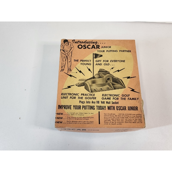 Vintage Oscar Jr. Electronic Putting Partner Indoor Golf Training Aid