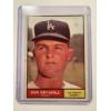 Image 1 : 1961 Topps Don Drysdale Dodgers Baseball Card In Protective Holder - Mint Condition