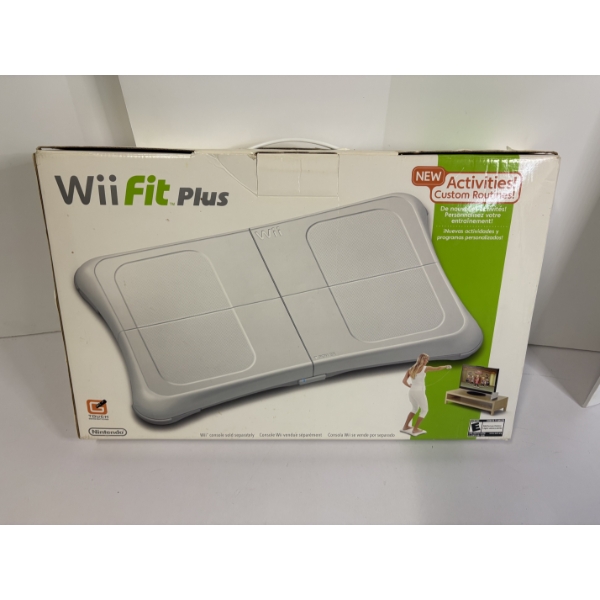 Wii Fit Plus - Nintendo - Rated E - Strength Training - Aerobics - Balance Games - Yoga