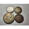 Image 2 : Four Assorted Silver World Coins Featuring Three Canadian & One Great Britain Coin! ASW FOUND BELOW!