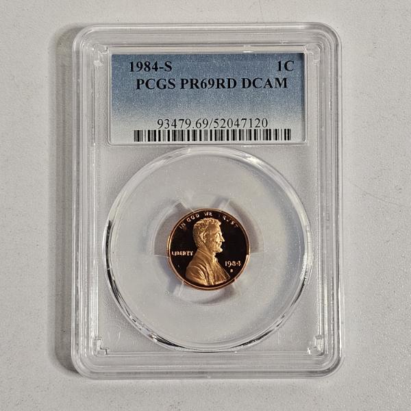 PCGS PR69RD DCAM 1984-S Lincoln Cent