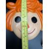 Image 10 : Raggedy Ann Collectibles - Raggedy Andy Hand Puppet - Plaster Chalkware Raggedy Andy and Ann Faces 