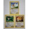 Image 1 : Three Vintage Pokemon Trading Cards ~ 3 Different Lt.Surge's Pokemon ~ 2000 GYM & WotC Era Cards!