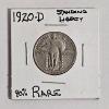 Image 1 : 1929-D 90% Silver Standing Liberty Quarter