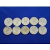 Image 4 : (10) 1964 90% Silver Washington Quarters FV: $2.50