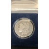 Image 2 : 1900-S Silver Morgan Dollar & President Ronald Reagan Gold Silver Plated Medallions 