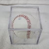 Image 4 : CODY ALLEN, LONNIE CHISENHALL & FRANCISCO LINDOR Hand Signed Official Size Rawlings Baseball in Case