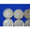 Image 2 : 6 U.S. Nickels: Liberty Head "V" Nickels: 1892, 1899, 1905 and Buffalo Nickels: x2 1936 and 1924