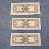 Image 4 : Three Japanese Government 100 Pesos Paper Notes