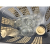 Image 2 : *Pick Up At Mantua Home-No Shipping Available*  - Glass Hurricane Lamp Globes in Laundry Basket