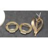 Image 7 : Lot Of Gold Filled Jewelry Including Vintage Van Dell Heart Brooch - Total Weight: 37.0