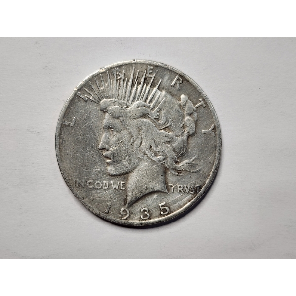 1935-S Silver Peace Dollar