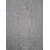 Image 1 : 14K Gold Rope Necklace Weighing 3.7 Grams Total