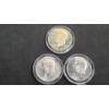 Image 2 : Assorted Years 40% Silver Encapsulated Kennedy Half Dollars - Face Value: $3.00