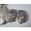 Image 5 : Sterling Silver Blue Stone Pendant and Earrings Set TW: 30.3g