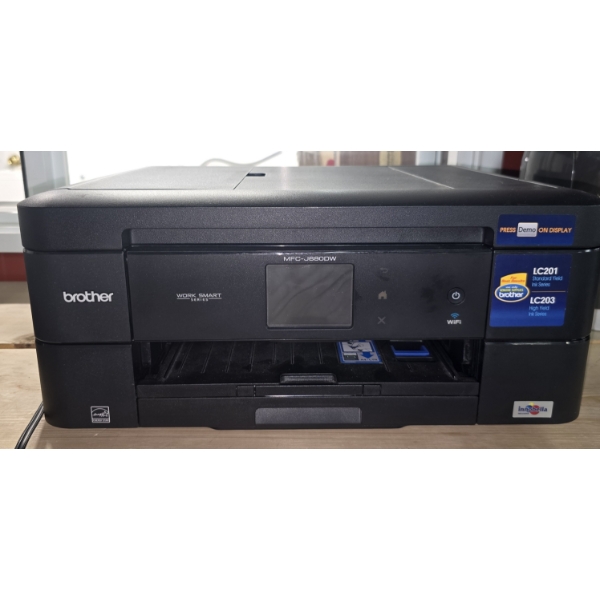 Brother Printer MFCJ680DW with Ink - Powers On