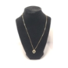 Image 1 : 14K Yellow Gold Heart Pendant With Diamonds On 14K Yellow Gold 20" Chain - Total Weight: 5.5g