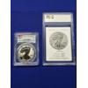Image 1 : 2019-S U.S. Silver Eagle Enhanced Reverse Proof PCGS PR69 with COA #29699