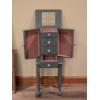 Image 1 : Floor Standing Jewelry Box - 43" Tall when Open - 13.5x9.5x35.5