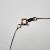 Image 2 : 14K White Gold Chain, Broken - Total Weight: 0.8g