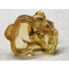 Image 4 : Degenhart Vintage Uranium Glass Dog Figurine - Autumn - UV Reactive!!!