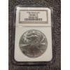 Image 1 : 1999 United States Silver Eagle .999 Fine Silver Troy Ounce Coin - NGC MS 69
